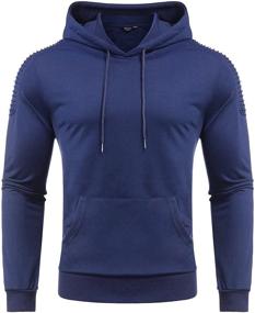img 2 attached to COOFANDY Men's Athletic Pullover 🏋️ Sweatshirt for Workout and Active Wear