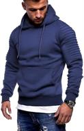 coofandy men's athletic pullover 🏋️ sweatshirt for workout and active wear logo