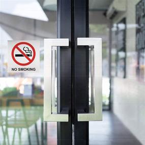 img 3 attached to No Smoking Signs Self Adhesive Restaurants