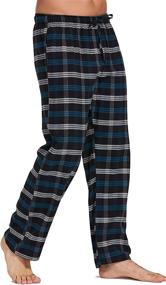 img 2 attached to CYZ Cotton Flannel Pajama X Large Men's Clothing in Sleep & Lounge