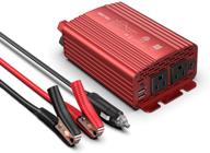 🔌 bestek 300w pure sine wave inverter: dc 12v to ac 110v car power converter with dual usb ports, 2 ac outlets, etl listed logo