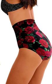img 3 attached to 🩱 Flattering High Waisted Swimsuit Bottoms for Women - Control and Comfort in Swimsuits & Cover Ups by Upopby