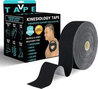 🏋️ vive kinesiology tape (105 feet) - therapeutic support tape for athletes - uncut kensio roll - effective muscle and joint recovery for shoulder, back, knee, elbow, and ankle pain relief - waterproof sports aid logo