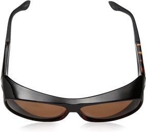 img 1 attached to 🕶️ Haven Fits Over Sunwear Windemere Over-Prescription Sunglasses, Black Frame/Gray Lens, Universal Size