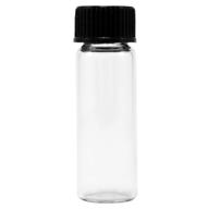 12-pack glass vials, ideal for drams logo