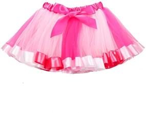 img 3 attached to 🌈 belababy Rainbow Tutu Skirt, Layered Ballet Skirts, Multicolor Tulle Dress Polyester for Toddlers, Girls & Women" - Revised for Improved SEO: "belababy Rainbow Tutu Skirt: Layered Ballet Skirts, Multicolor Tulle Dress, Polyester for Toddlers, Girls, and Women