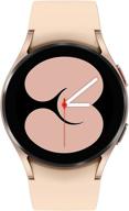 купить умные часы samsung galaxy watch 4 40 мм - монитор экг, gps, определение падения - розовое золото логотип