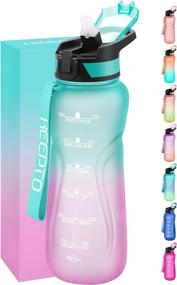 img 4 attached to 💧 Stay Hydrated and Motivated with KEEPTO Gallon Water Bottle – BPA Free, Time Marker and Straw Included