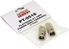 img 1 attached to 💪 Earthquake Sound PT-0516 Platinum Power Ring Terminals (Pair): Superior Quality for 0/1 AWG Wiring