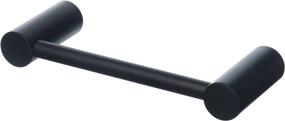 img 2 attached to 💧 Moen YB0486BL Align 9-inch Contemporary Hand Towel Bar in Sleek Matte Black Finish