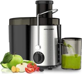 img 4 attached to 🥤 Powerful Juice Extractor – MAMA’S CHOICE Stainless Steel Juicer Machine with Big Mouth Chute, Easy Clean & 3 Speeds