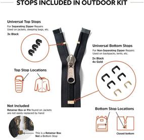 img 1 attached to Revive Your Zipper with Zipper Rescue Zipper Repair Kits: Trusted Original Made in America Since 1993 for Outdoor Adventure