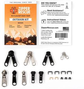 img 3 attached to Revive Your Zipper with Zipper Rescue Zipper Repair Kits: Trusted Original Made in America Since 1993 for Outdoor Adventure