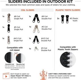 img 2 attached to Revive Your Zipper with Zipper Rescue Zipper Repair Kits: Trusted Original Made in America Since 1993 for Outdoor Adventure