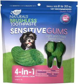 img 3 attached to ARK NATURALS Brushless Toothpaste for Sensitive Gums, Small Breed Dog Dental Chews, Vet Recommended for Plaque, Bacteria & Tartar Control, 1 Pack