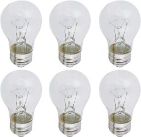 img 4 attached to 💡 Clear A15 Incandescent Appliance Light Bulb - 40W, 2700K Soft White (6 Pack)