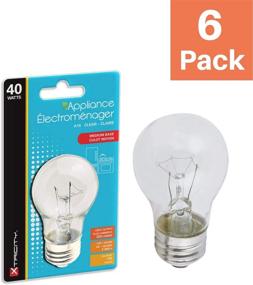 img 3 attached to 💡 Clear A15 Incandescent Appliance Light Bulb - 40W, 2700K Soft White (6 Pack)
