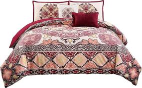 img 1 attached to 🛌 Enhance Your Bedroom with RT Designers Collection Serenity 5-Piece Comforter Set, Queen