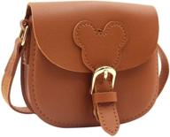 👜 adorable leather crossbody shoulder handbags & wallets for little toddler girls and women logo