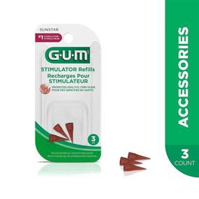 img 2 attached to GUM Stimulator Refills [601] 3 Each - Convenient Pack of 4 for Enhanced Oral Care