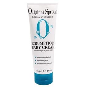 img 4 attached to 👶 Original Sprout Scrumptious Baby Cream for Calming and Soothing Sensitive Skin - 8oz (Packaging May Vary)