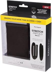 img 3 attached to Optimized Capacity Stretch Expandable Men's Accessories: Wallets, Card Cases & Money Organizers