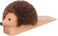 redecker hedgehog wooden door stop: 🦔 adorable & functional at 10-1/2 inches long логотип