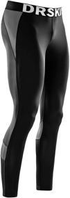 img 4 attached to DRSKIN Compression Baselayer Leggings DMBB04 Outdoor Recreation