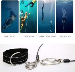 img 2 attached to Luwint Stainless Freediving Lanyard Wristband