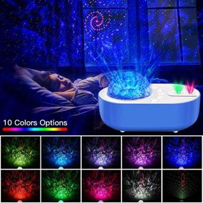 img 2 attached to 🌌 Starry Night Light Projector with Bluetooth Speaker for Bedroom and Home