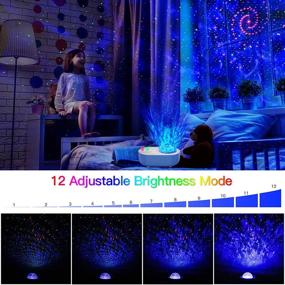 img 3 attached to 🌌 Starry Night Light Projector with Bluetooth Speaker for Bedroom and Home