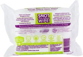 img 2 attached to 🧼 Kids and Baby Wet Wipes for Hand, Face, and Nose, Boogie Wipes, Alcohol-Free, Unscented, Removes Dirt and Germs, Gentle Natural Saline Tissue with Aloe, Chamomile, and Vitamin E, 30 Count (Pack of 12)