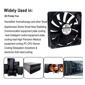 img 2 attached to High Performance SXDOOL 135X135X25mm 12V 0.70A DC Brushless Cooling Fan - Ideal for PSU Power Supply, PC Case Chassis & Efficiently Cools with High Speed CFM