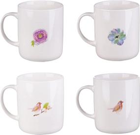 img 3 attached to 🌸 Blossom of Inspiration: Floral Mug Set Set