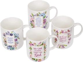 img 2 attached to 🌸 Blossom of Inspiration: Floral Mug Set Set