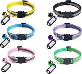 img 4 attached to Elanz Pack Reflective Breakaway Collar