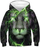 👕 unicomidea kids hoodies pullover 3d sweatshirt jumpers tops for boys and girls ages 6-16 logo