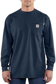 img 1 attached to 🔥 Carhartt Fire-resistant Cotton Sleeve T-Shirt