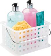 🧺 efficient small frost idesign storage organizer basket for bathroom and health & beauty products logo