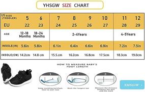 img 1 attached to Дышащая легкая обувь для мальчиков - кроссовки YHSGW