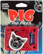 pig piles skateboard riser pads logo