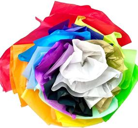 img 2 attached to 🎁 100 Sheets of Tissue Paper for Gift Wrapping in 20 Assorted Colors - Perfect for Gift Bags, Packaging, Floral Arrangements, Birthdays, Holidays, Christmas, Halloween, and DIY Crafts - 15" X 20" Inch