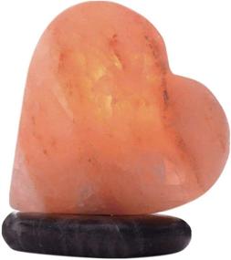 img 4 attached to Heart Shaped Salt Lamp Natural Crystal Hymalain Rock Lamps For Gifts