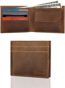 img 2 attached to 👜 Premium Genuine Leather Wallets: MALW374 Men's Wallets, Card Cases & Money Organizers