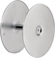 🔒 defender security 10446 door hole cover plate - ensure entry door security with satin nickel covering for unused hardware holes, 2-5/8” diameter логотип