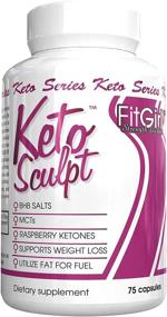 img 1 attached to FIT GIRL Best Keto Sculpt Pills: Accelerate Fat Burning, Boost Energy, and Enhance Metabolism with this Women's Ketosis Supplement - 75 Capsules