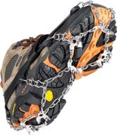 crampons hiking boots，traction stainless climbing mountaineering logo