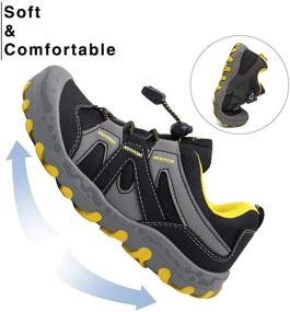 img 2 attached to ๐ Mishansha Unisex Athletic Hiking Shoes - Anti Collision, Non Slip Outdoor Walking & Running Sneakers