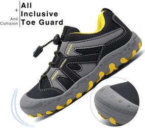 img 1 attached to ๐ Mishansha Unisex Athletic Hiking Shoes - Anti Collision, Non Slip Outdoor Walking & Running Sneakers