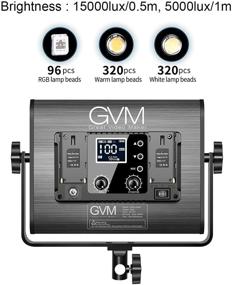 img 3 attached to 🎥 GVM RGB LED Video Light: APP Controlled Photography Lighting Kit with 3 Packs Led Panel Lights, Ideal for YouTube Studio and Video Shooting–3200K-5600K, CRI 97, 8 Unique Scene Lighting Effects Included